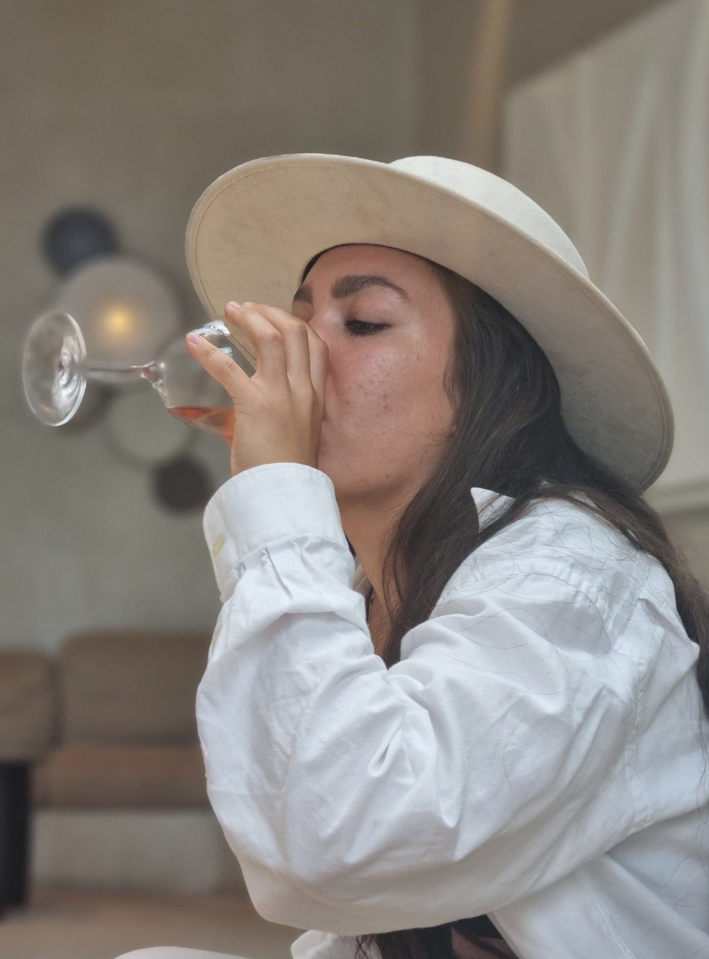 Luna - Ivoor - Premium Customized Hat from Blue Monkey - Just $104.95! Shop now at BLUE MONKEY