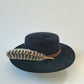 Black Feather - Premium Custom Hat from Blue Monkey - Just $154.95! Shop now at BLUE MONKEY