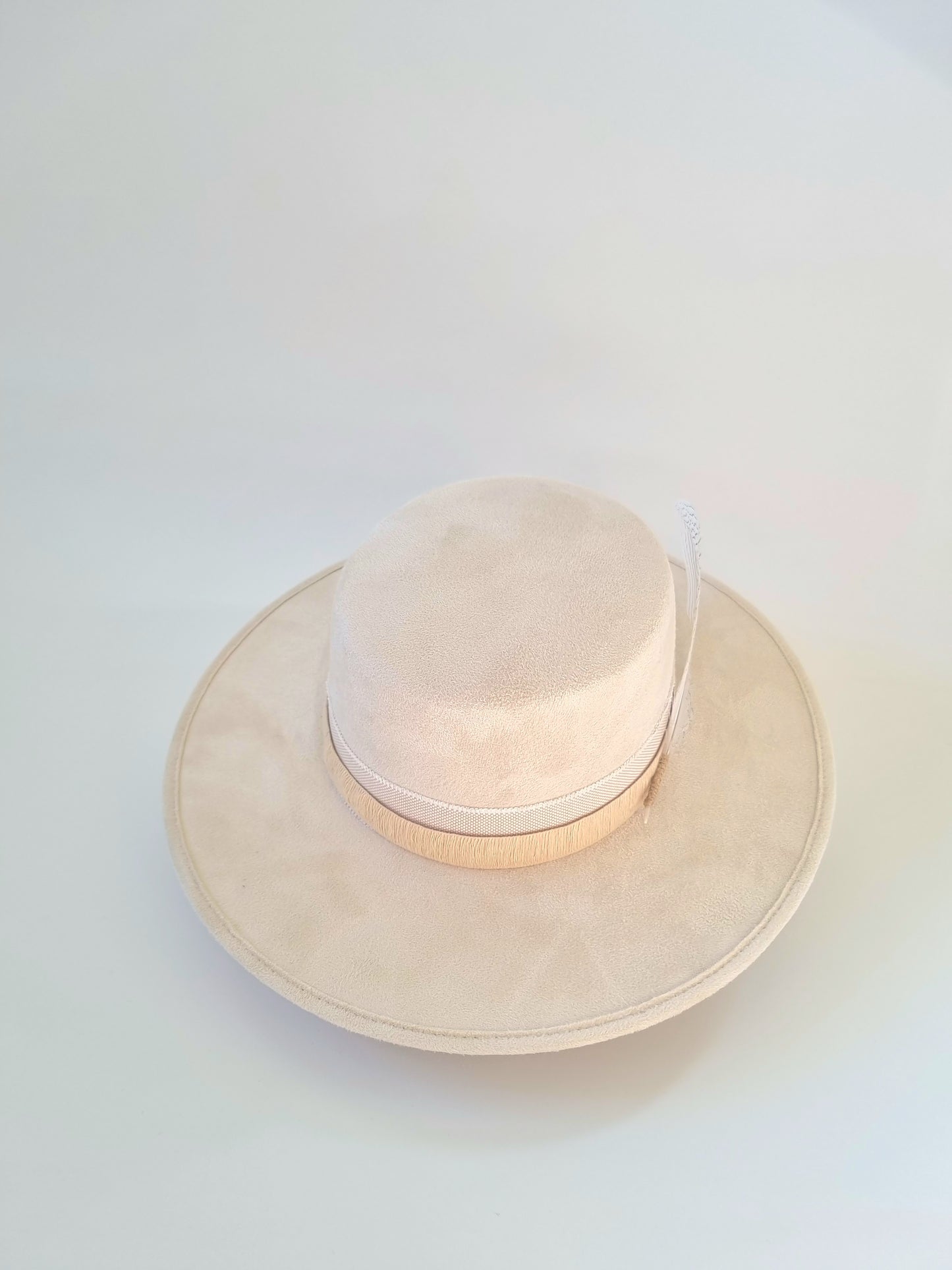 Ivory Feather - Premium Custom Hat from Blue Monkey - Just $159.95! Shop now at BLUE MONKEY