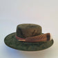 Green Brown Feather - Premium Custom Hat from Blue Monkey - Just $149.95! Shop now at BLUE MONKEY