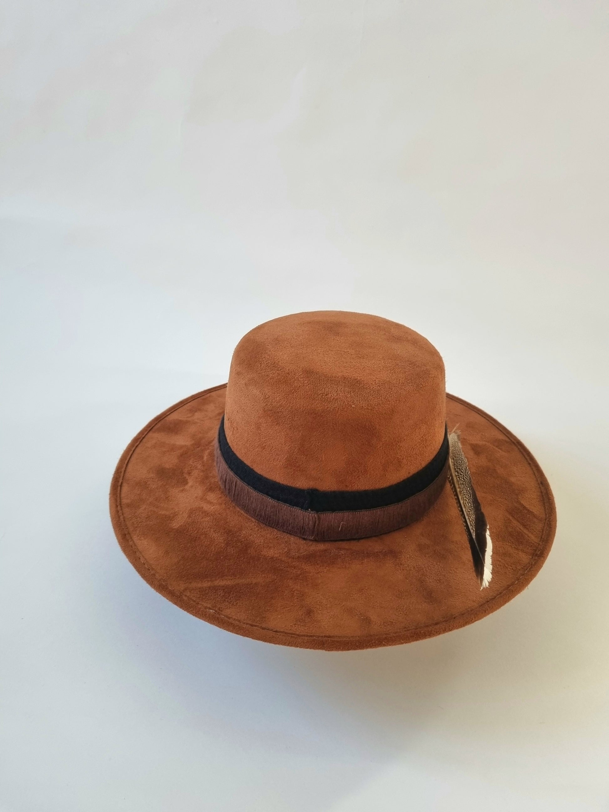 Teak Feather - Premium Custom Hat from BLUE MONKEY - Just $159.95! Shop now at BLUE MONKEY