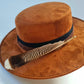 Teak Feather - Premium Custom Hat from BLUE MONKEY - Just $159.95! Shop now at BLUE MONKEY