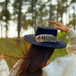 Black Feather - Premium Custom Hat from Blue Monkey - Just $154.95! Shop now at BLUE MONKEY