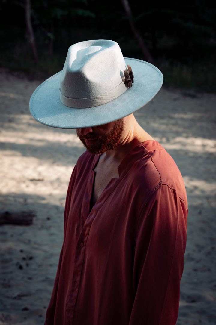 Roca Ivory - Smoked Citrine - Premium Custom Hat from BLUE MONKEY - Just $149.95! Shop now at BLUE MONKEY