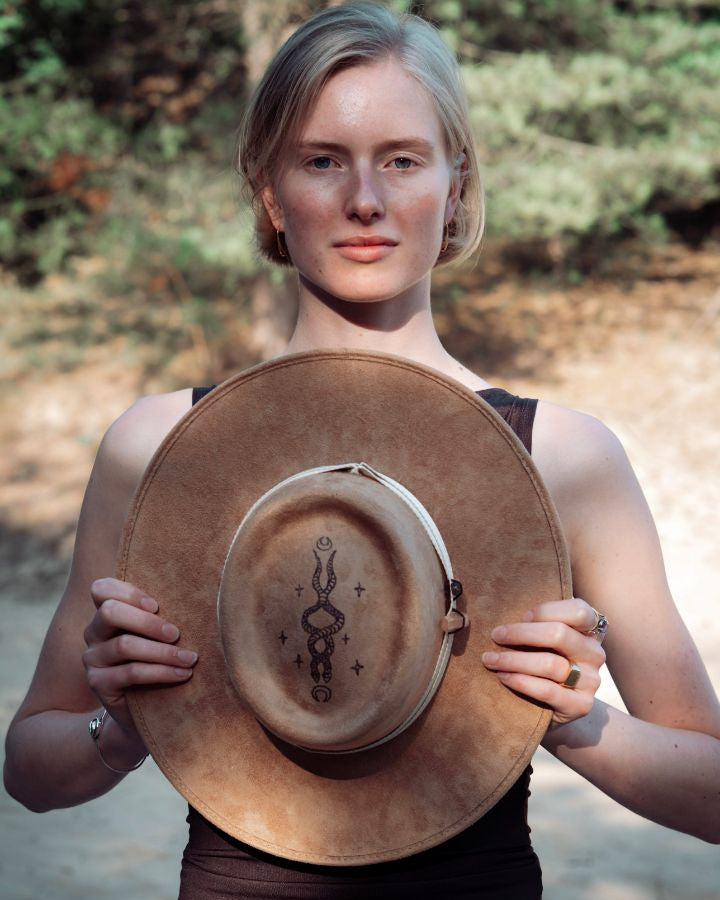 Vedra - Transformation - Premium Custom Hat from BLUE MONKEY - Just $159.95! Shop now at BLUE MONKEY