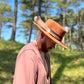 Teak Feather - Premium Custom Hat from BLUE MONKEY - Just $159.95! Shop now at BLUE MONKEY