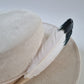 White Feather - Premium Custom Hat from BLUE MONKEY - Just $159.95! Shop now at BLUE MONKEY