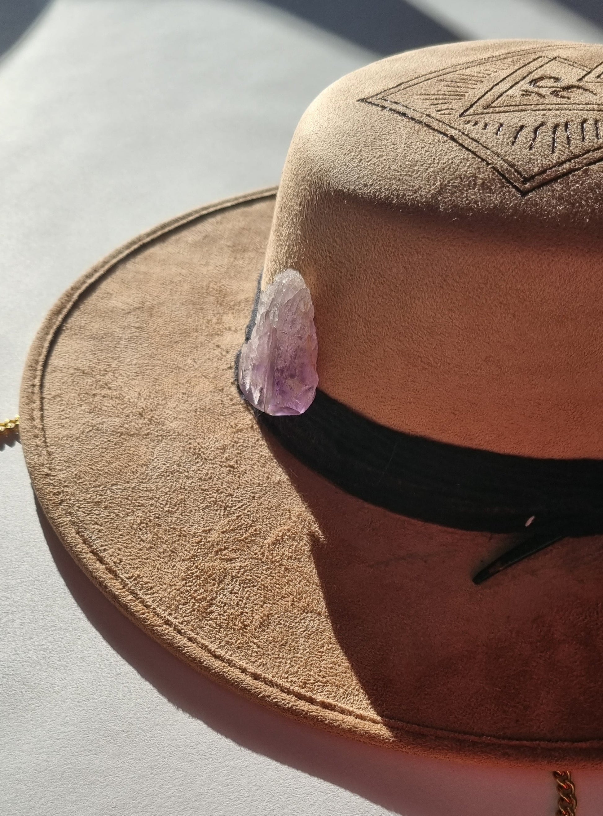 The Amethyst - Premium Customized Hat from Blue Monkey - Just $149.95! Shop now at BLUE MONKEY